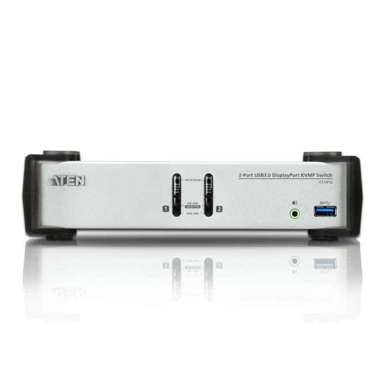 ATEN 2-Port USB3.0 DisplayPort Cable KVMP Switch